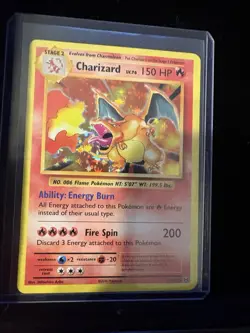 Pokemon Charizard 2016 Holo Card 11/108 XY Evolutions MODERATELY PLAYPLAYED - Image 3