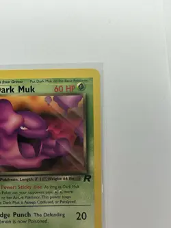Dark Muk - Team Rocket Set - 41/82 - VINTAGE WOTC Pokemon Card - Unlimited - LP - Image 3