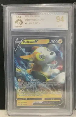 CGA 9 Boltund V 067/192 Rebel Clash Pokemon Card - Image 1