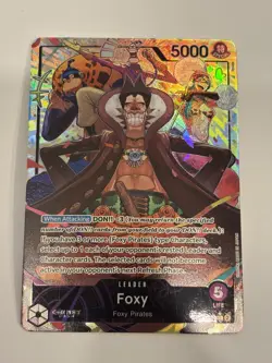 ENGLISH Foxy Alt Art OP07-059 L 500 Years in the Future ONE PIECE Card Game NM - Image 1