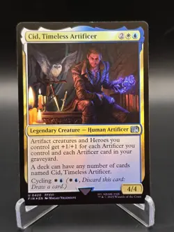 Cid Timeless Artificer 0420 0420 MTG FINAL FANTASY Uncommon NP Foil - Image 1