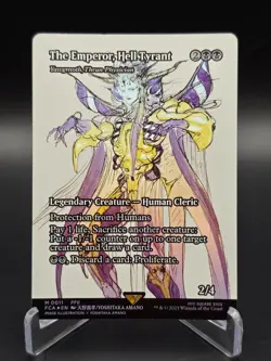 The Emperor Hell Tyrant Yawgmoth Thran Physician Showcase 11 MTG FCA M NP Foil - Image 1