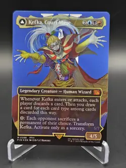 Kefka Court Mage Borderless 0398 0398 MTG FINAL FANTASY Mythic NP Foil - Image 1
