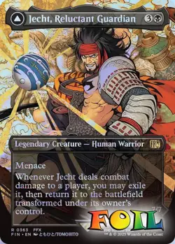 Jecht Reluctant Guardian Borderless 0363 MTG FINAL FANTASY Rare NP Foil - Image 1