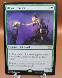 Bloom Tender x1 MTG Double Masters 2022 Magic Light Play LP English - Image 1