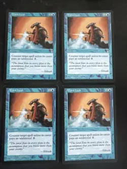 Mana Leak Stronghold Magic the Gathering MTG X4 Playset - Image 1