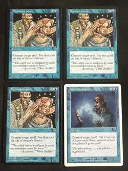 Memory Lapse Mirage X3 Seventh Edition X1 Magic the Gathering MTG Playset - Image 1