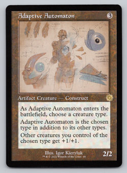 Adaptive Automaton Schematic Retro Frame Artifact - Brother's War - MTG - Image 1