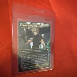 Cloud, Ex-SOLDIER (Borderless) (Surge Foil) Commander: Final Fantasy Foil - Image 1