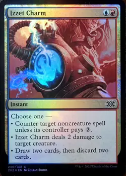 X 1 Izzet Charm FOIL NM-M Double Masters 230 MTG Magic The Gathering - Image 1
