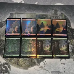 MTG Assassin's Creed• Full Art Foil Lands Only Mix Lot ▪ 8 - Image 1
