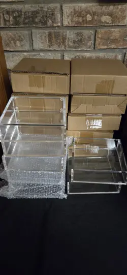 MTG COLLECTOR BOOSTER BOX MAGNETIC ACRYLIC CASE Lot Of 17 - Image 1