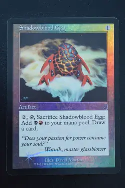 Magic The Gathering MTG SHADOWBLOOD EGG FOIL Odyssey MP Moderately Played - Image 1