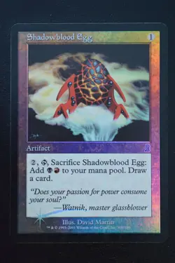Magic The Gathering MTG SHADOWBLOOD EGG FOIL Odyssey LP Lightly Played - Image 1