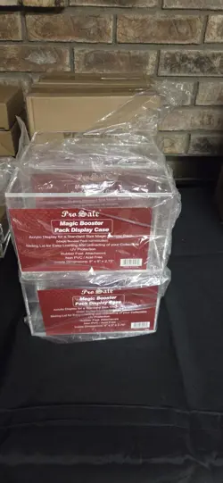 Pro-Safe Acrylic Display Case MTG Magic Booster Box Lof of 10 - Image 1