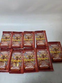 Magic: the Gathering Avatar The Last Airbender Collector Boosters- 9 Sealed Pcks - Image 3