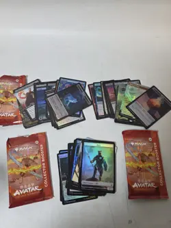 Magic: the Gathering Avatar The Last Airbender Collector Boosters- 9 Sealed Pcks - Image 4