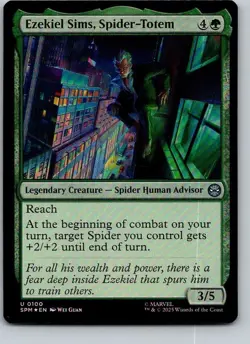 Ezekiel Sims, Spider-Totem Foil SPM #100 MTG - Image 1