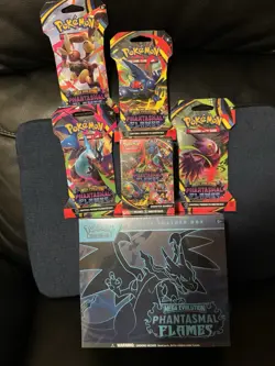 Pokemon Phantasmal Flames Elite Trainer Box ETB, Booster Bundle, Full Art Set - Image 1