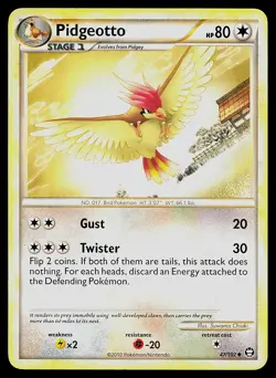 Pokemon Card Pidgeotto 47/102 Triumphant - Image 1