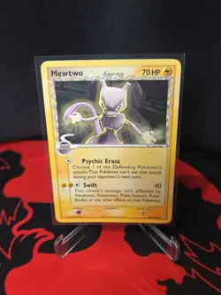 2006 Pokemon EX Holon Phantoms Mewtwo Delta Species #24/110 LP - Image 1