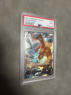 PSA 9 Charizard V 132/127 Alternate Art Simplified Chinese CS5aC A Pokemon Card - Image 1