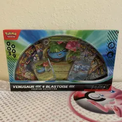 Pokemon TCG Venusaur EX And Blastoise EX Premium Collection Gamestop Exclusive - Image 1