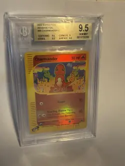 Pokemon TCG Charmander Expedition Base Set Card 98/165 Reverse Holo BGS 9.5 - Image 2