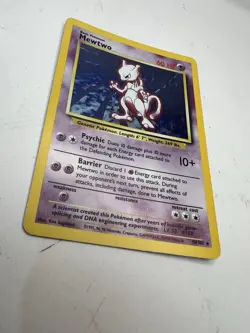 Mewtwo Holo - Base Set - Pokemon - X1 - Moderately Played - Image 4