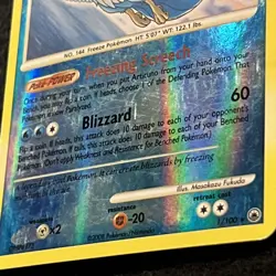 Pokemon ARTICUNO 1/100 (Reverse Holo Rare) Majestic Dawn - LP/Light Play - Image 2