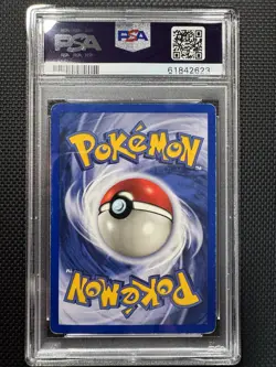 1999 POKEMON BASE SET SHADOWLESS SQUIRTLE #63 PSA 5 - Image 2