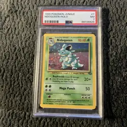 1999 Pokemon TCG English Jungle #7/64 Nidoqueen-Holo PSA 7 Near Mint New Slab!!! - Image 1