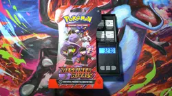 Heavy 32.70g Pokemon TCG Destined Rivals Sleeved Booster Pack - Image 1