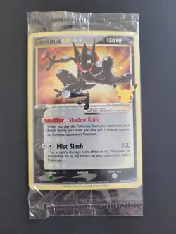 Greninja Gold Star Holo Promo SWSH144 Celebrations Black Star Pokemon - SEALED - Image 1