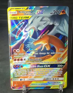Reshiram & Charizard GX Tag Team 20/214 Pokemon Unbroken Bonds Ultra Rare NM-LP - Image 1