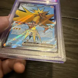 2023 Pokemon Mew En Zapdos Ex Ultra Rare #192 PSA 9 - Image 2