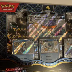 Pokemon TCG Scarlet & Violet Paldean Fates Quaquaval ex Premium Collection - Image 2