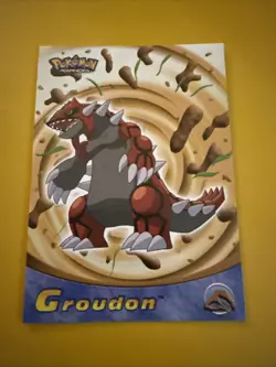 Groudon #33 Pokemon Topps Advanced Challenge - Image 1