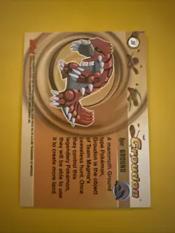 Groudon #33 Pokemon Topps Advanced Challenge - Image 2