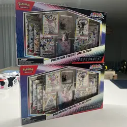 Pokemon TCG: 2x Prismatic Evolutions Premium Figure Collection - New Sealed - Image 1