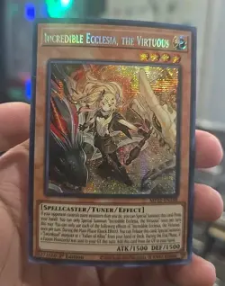 Yu-Gi-Oh! TCG Incredible Ecclesia, the Virtuous MP22-EN188 Prismatic 1st Ed NM - Image 1