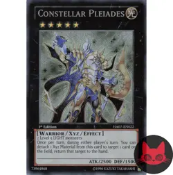 Yugioh Constellar Pleiades HA07-EN022 Secret Rare 1st Edition NM - Image 1
