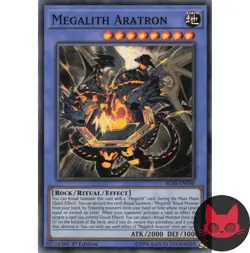Yugioh Megalith Aratron IGAS-EN040 Super Rare 1st Edition NM - Image 1