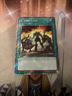 A Hero Lives 1st Edition Platinum Secret Rare RA04-EN087 Yu-Gi-Oh! - Image 1