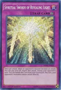 Yugioh! LP Spiritual Swords of Revealing Light - MVP1-ENS31 - Secret Rare - 1st - Image 1