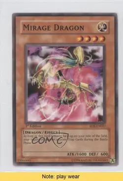 Mirage Dragon 1st Ed. YuGiOh Rise of Destiny #RDS-EN027 2004 READ 0r4 - Image 1