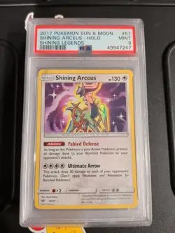 4 Pokemon Card PSA Graded LOT. Shining Arceus, Leafeon, Wartortle, N's Reshiram - Image 1