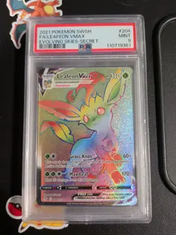 4 Pokemon Card PSA Graded LOT. Shining Arceus, Leafeon, Wartortle, N's Reshiram - Image 3