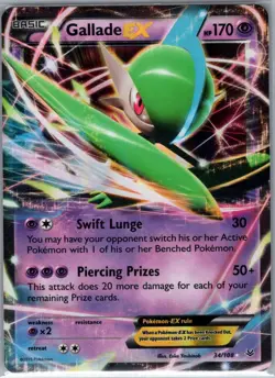 Gallade EX 34/108 XY - Roaring Skies - Pokemon Card - NM - Image 1