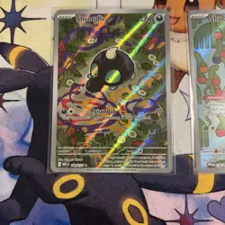 Pokemon TCG Illustration Rare Card Lot - Shroodle 149/132 & Shuckle 136/132 NM - Image 2
